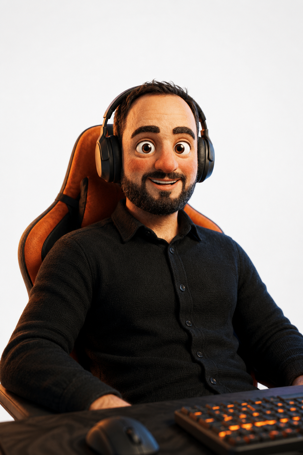 3D character portrait